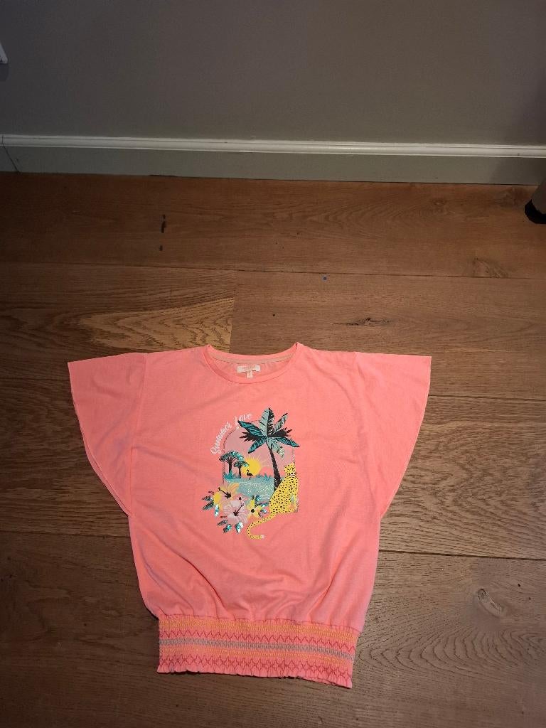 Roze shirt met print Orange stars mt 152, Meisje, Zo goed als nieuw, Shirt of Longsleeve, Diverse merken