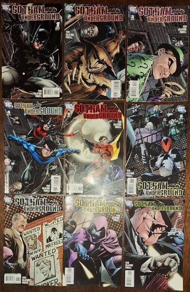 Gotham Underground • 1 T/M 9 • Compleet • Batman, Complete serie of reeks, Verzenden, Zo goed als nieuw, Amerika