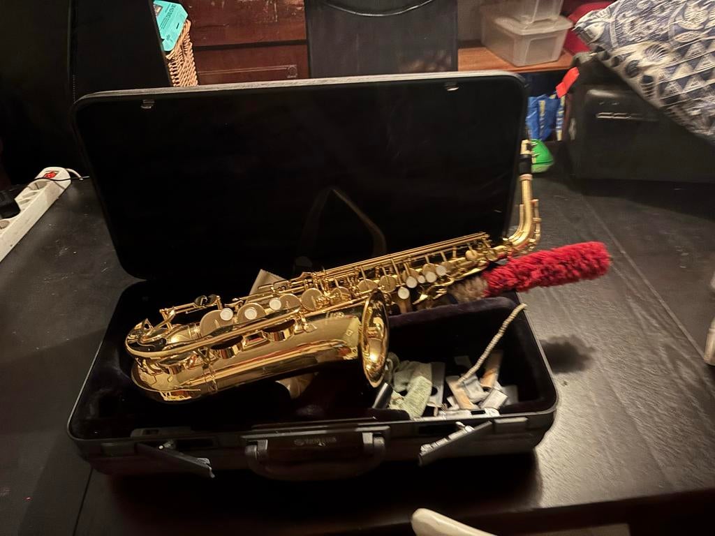 Yamaha Alt Saxofoon YAS-275, Muziek en Instrumenten, Blaasinstrumenten | Saxofoons, Ophalen of Verzenden, Gebruikt, Alt, Met koffer