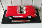 Leuke metalen modelauto Chevrolet Corvette 1957 (schaal 1:18, Hobby en Vrije tijd, Modelauto's | 1:18, Ophalen of Verzenden, Nieuw