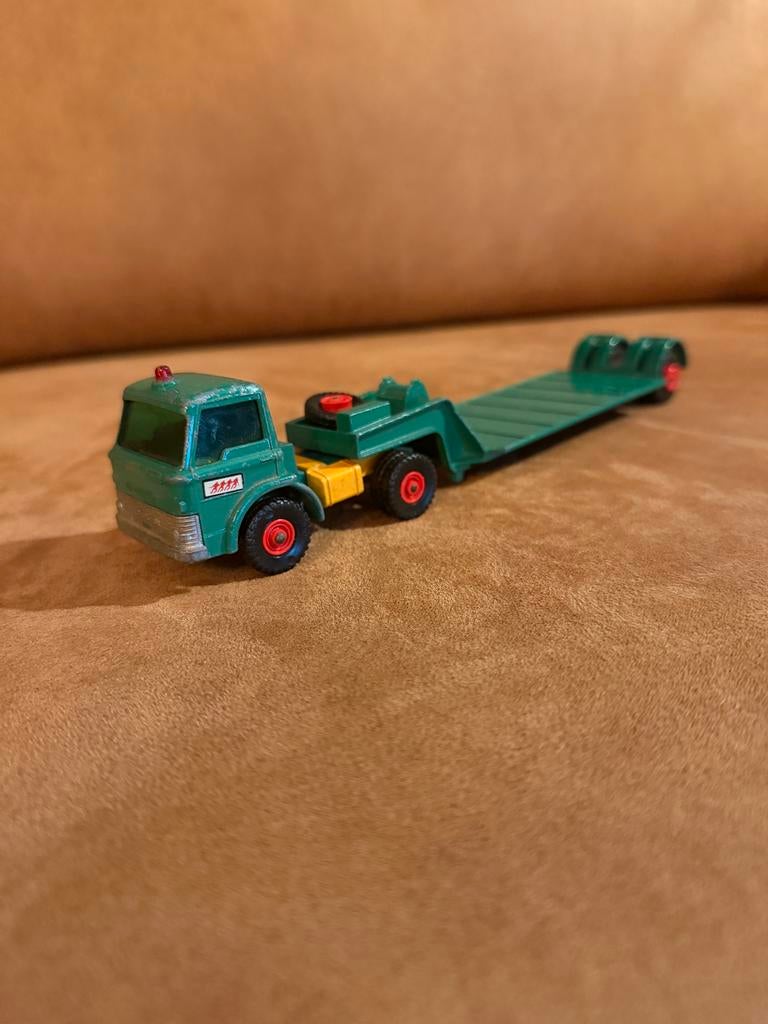 Matchbox King Size K-17 Dyson Low-Loader Ford Tractor Jaren, Ophalen of Verzenden, Gebruikt