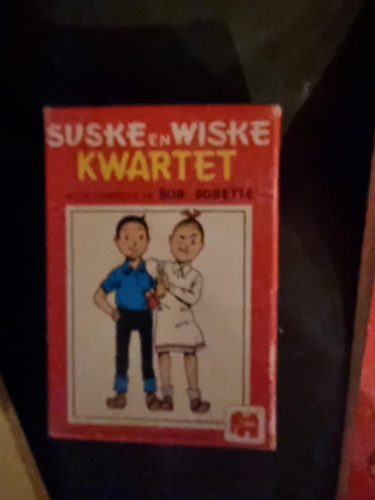 Suske en Wiske Kwartetspel - Vintage Bob Ross editie, Verzamelen, Speelkaarten, Jokers en Kwartetten, Ophalen of Verzenden, Gebruikt