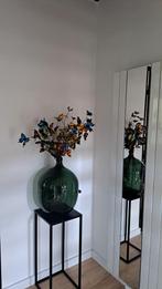 Grote groene glazen vaas, gistfles, Ophalen, Gebruikt, 50 tot 75 cm, Glas