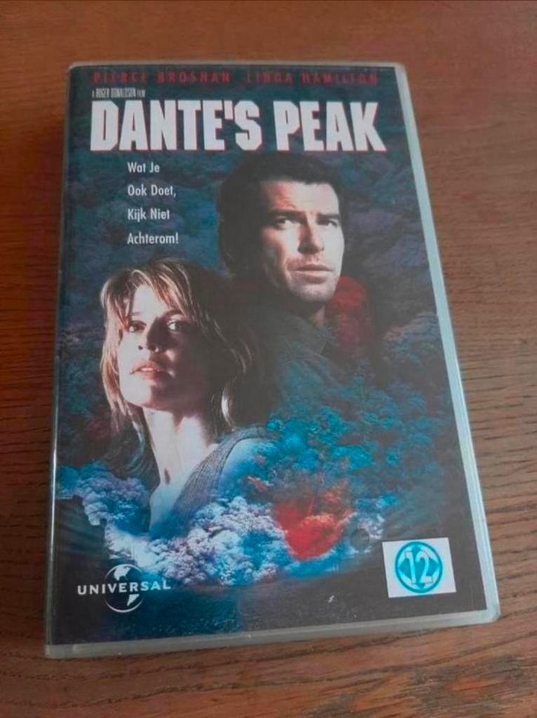 Dante's peak videoband. Linda Hamilton uit Terminator., Vanaf 12 jaar, Ophalen of Verzenden, Gebruikt, Actie en Avontuur