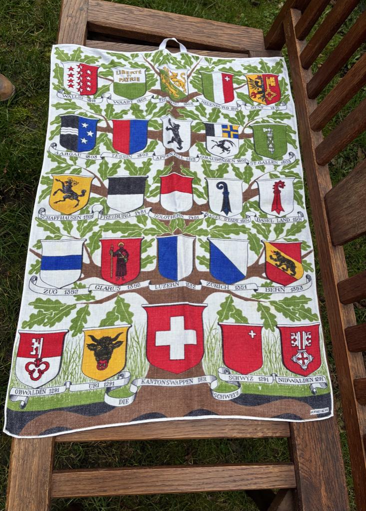 Keukendoek Kreier Zwitserland Vintage, Ophalen of Verzenden