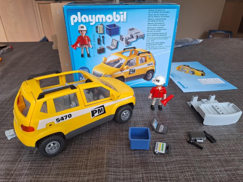 Playmobil City Action voertuig set 5470 compleet, Kinderen en Baby's, Speelgoed | Playmobil, Ophalen of Verzenden, Gebruikt, Complete set