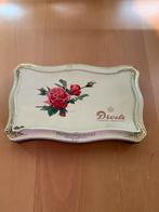 Vintage Droste Chocolade Dienblad met Rozen, Ophalen of Verzenden