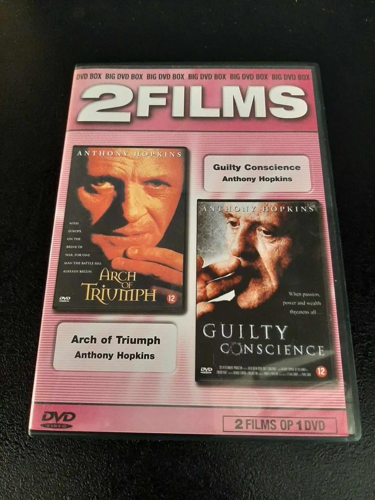 2 films op 1 dvd: Anthony Hopkins!, Vanaf 12 jaar, Ophalen of Verzenden, Gebruikt, Drama