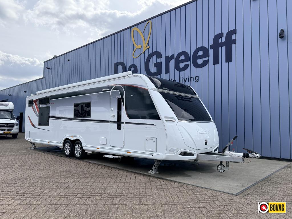 Kabe Imperial 880 TDL FK E8, Caravans en Kamperen, Caravans, Overige typen, Rondzit, Bedrijf, Kabe