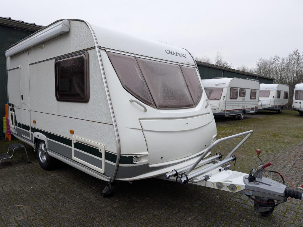 Chateau Calista 390 mover cass luifel VT, Caravans en Kamperen, Caravans, Overige typen, Chateau, Rondzit, Tot en met 2