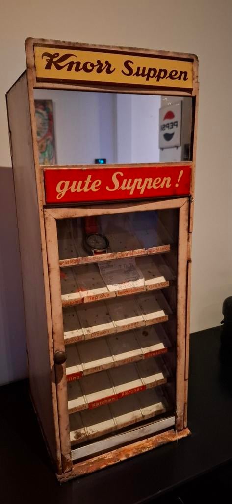 Oude Knorr Soepen display, Ophalen, Gebruikt, Reclamebord