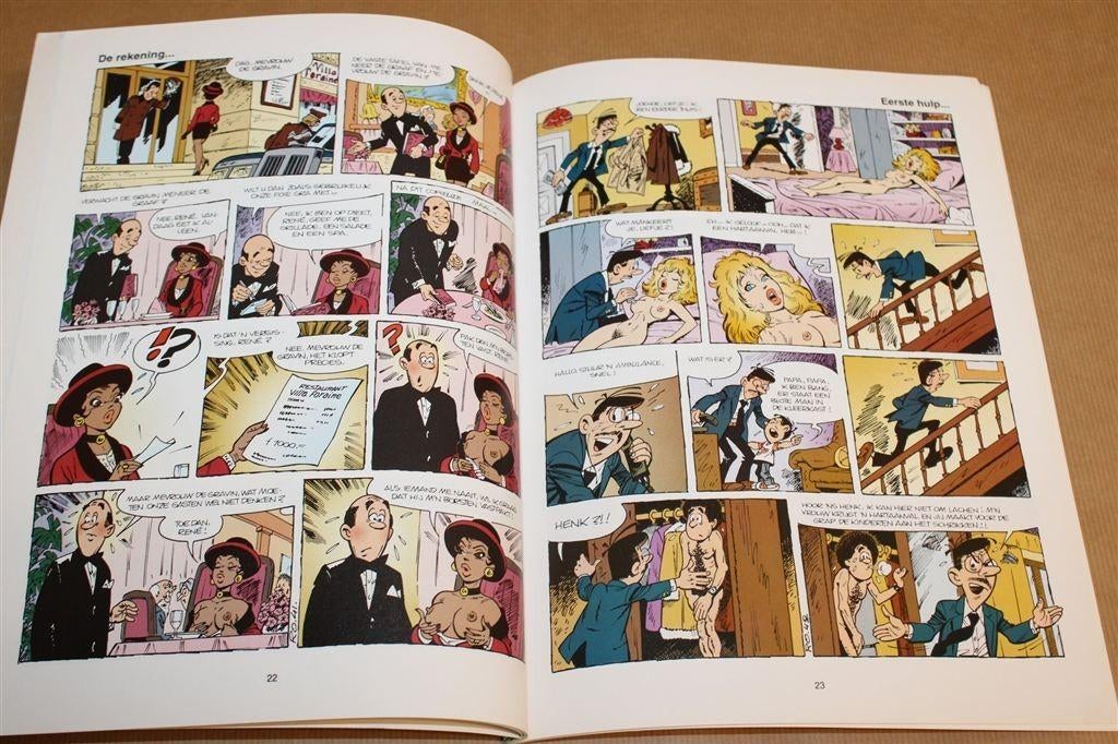 Rooie Oortjes Deel 9 — Erotische Strip Hardan, Boeken, Eén stripboek, Ophalen of Verzenden, Gelezen