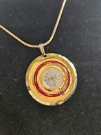 Vergulde Mortima Ketting Horloge - 17 Jewels Antimagnetic, Ophalen of Verzenden