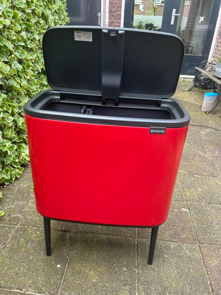 Brabantia Bo Touch Bin Prullenbak - 11 + 23 liter, 40 liter of meer, Ophalen, Rvs, 50 tot 75 cm