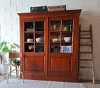 Vintage/Antieke massief houten schoolkast, Buffetkast, 200 cm of meer, 150 tot 200 cm, Ophalen of Verzenden, 25 tot 50 cm