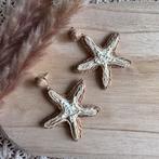 Trendy oorbellen zeester, Overige materialen, Hangers, Beige, Nieuw