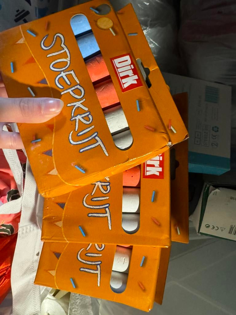 Stoepkrijt, Ophalen of Verzenden, Zo goed als nieuw