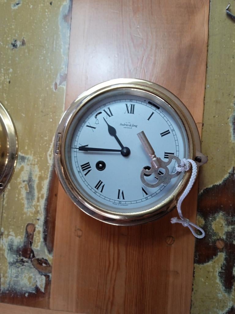 Set scheepsklok en barometer, Ophalen of Verzenden