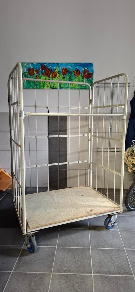 Rolcontainer, 100 liter of meer, Ophalen, Gebruikt, Transportkar