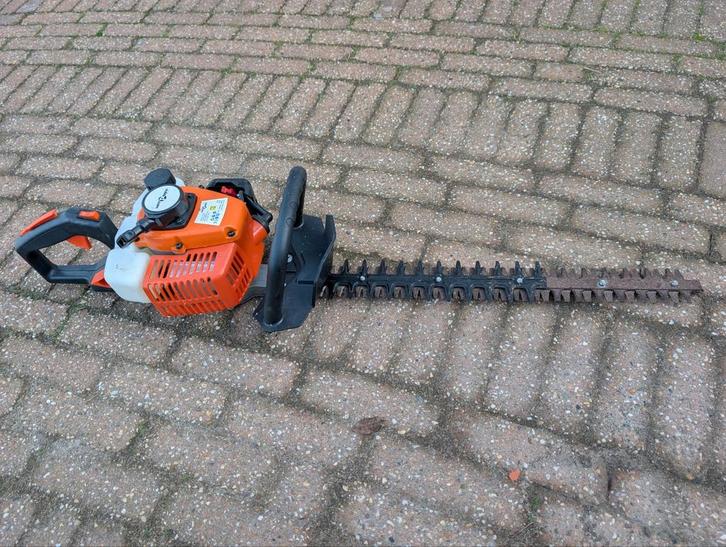 Krachtige Benzine Tweetakt Heggenschaar voor Zwaar Werk, Tuin en Terras, Heggenscharen, Gebruikt, Benzine, Ophalen