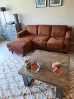 Bank 1,90 breed,  eettafel 1.60 met 4 stoelen en kastjes, Huis en Inrichting, Tafels | Eettafels, Ophalen, Zo goed als nieuw, Rechthoekig