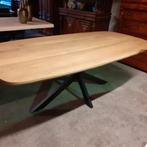 Eettafel,mango 220 x 110 Showroom model. NIEUW., Overige houtsoorten, 100 tot 150 cm, 200 cm of meer, Ophalen of Verzenden