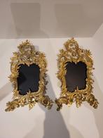 Twee bronze goud vergulde fotolijsten eind 19 eeuw, Antiek en Kunst, Ophalen of Verzenden