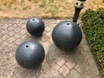 Set van 3 waterbollen, diverse maten (25, 30, 35 cm), Tuin en Terras, Ophalen of Verzenden, Gebruikt, Overige materialen, Waterornament