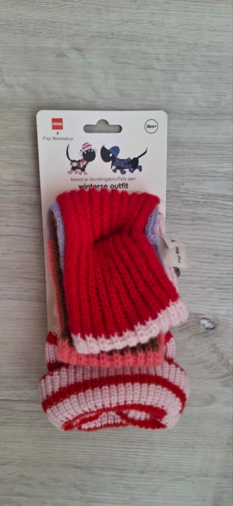 Takkie of siepie verkleed setje winterse outfit, Kinderen en Baby's, Speelgoed | Knuffels en Pluche, Ophalen of Verzenden, Overige typen