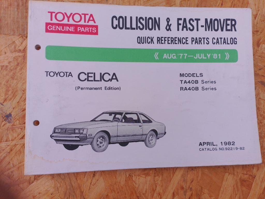 Toyota Celica  1977-81 Fast-mover onderdelencatalogus, Ophalen of Verzenden