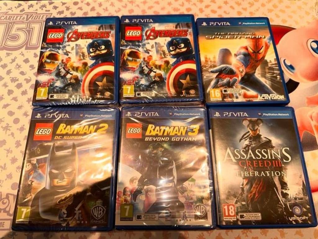 PS Vita Games - Lego, Spider-Man, Assassin's Creed - Nieuw!, Avontuur en Actie, 1 speler, Ophalen of Verzenden, Zo goed als nieuw