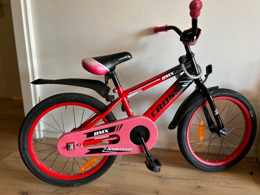 BMX Cortego 18 inch kinderfiets, Ophalen, Staal, V-brakes, 16 tot 20 inch