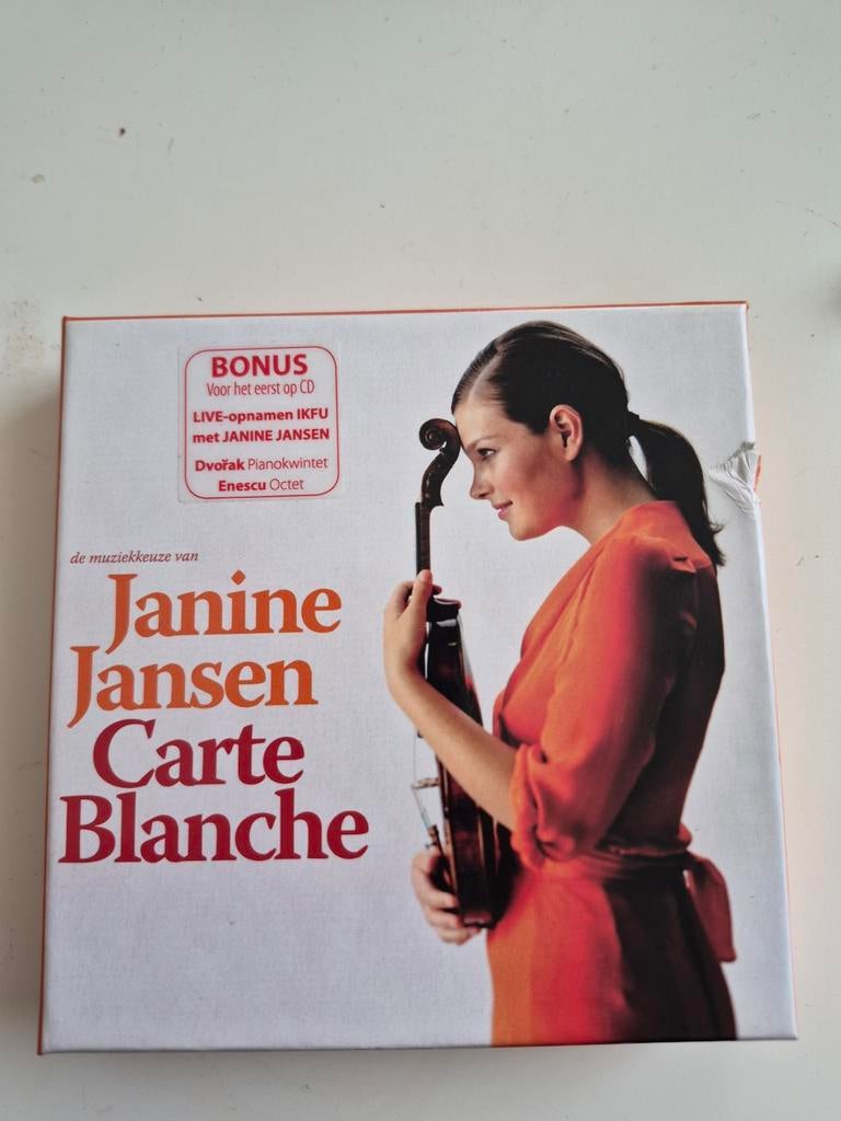 Janine Jansen - Carte Blanche - Klassieke Muziek 9CD Boxset, Boxset, Kamermuziek, Ophalen of Verzenden, Zo goed als nieuw