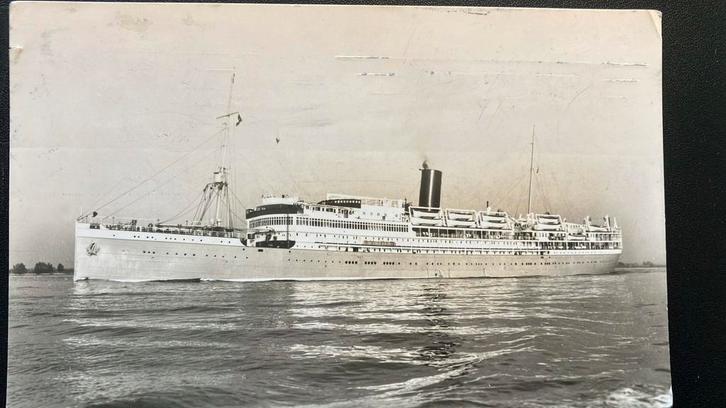 SIBAJAK  1926 Rotterdamsche Lloyd post 1954, Verzamelen, Scheepvaart, Zo goed als nieuw, Kaart, Foto of Prent, Ophalen of Verzenden