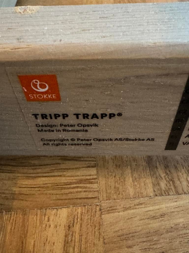 Stokke Tripp Trapp kinderstoel, Kinderen en Baby's, Kinderstoelen, Ophalen, Gebruikt, Meegroeistoel, Aanschuifbaar