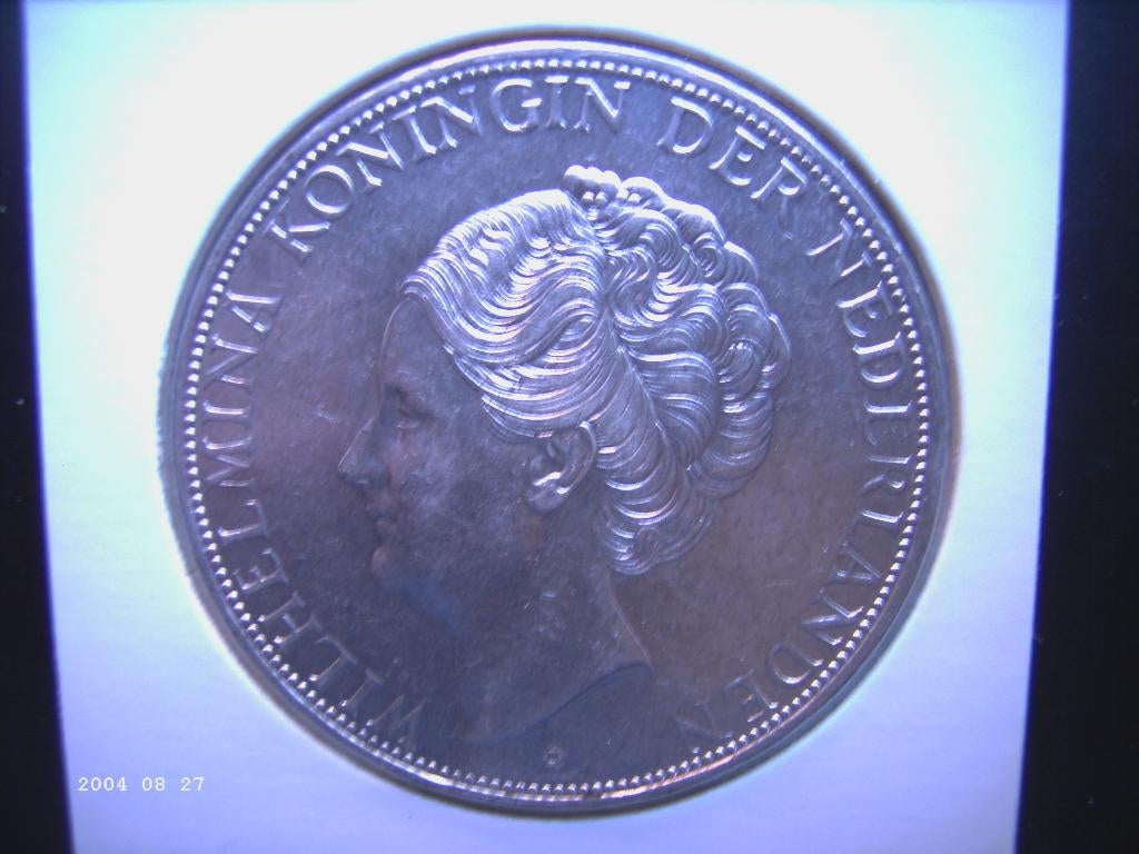 Z.Rijksdaalder 1933.., Postzegels en Munten, Munten | Nederland, Ophalen of Verzenden, Koningin Wilhelmina, 2½ gulden, Zilver