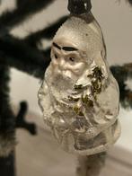 Antieke oude zilveren glazen kerstman, kerstbal, Diversen, Kerst, Ophalen of Verzenden, Gebruikt