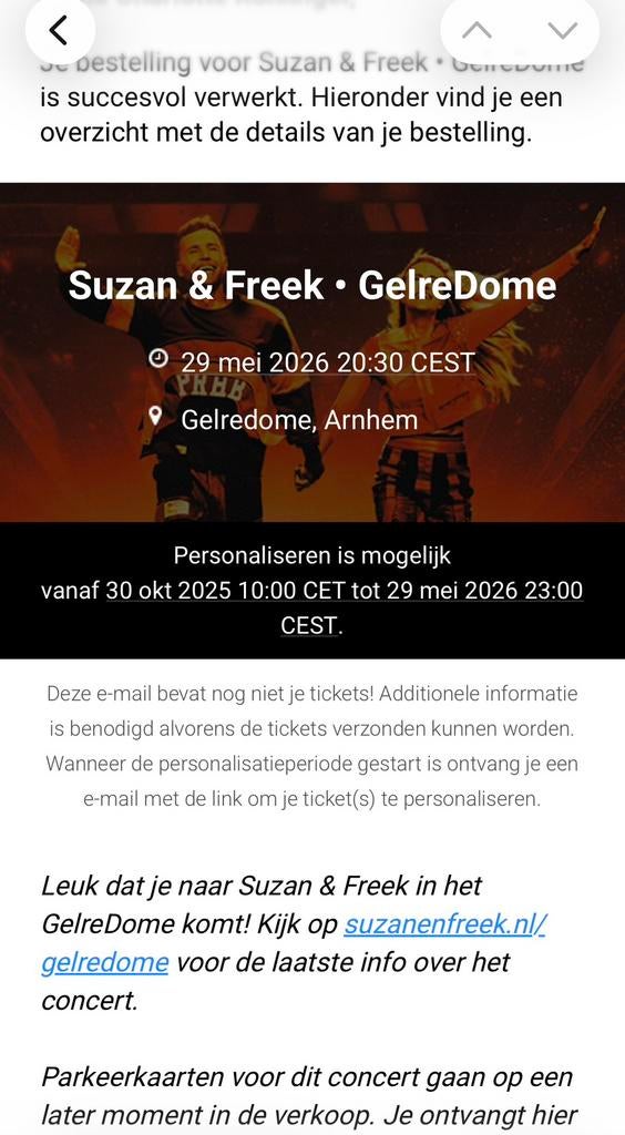 Suzan & Freek, Twee personen
