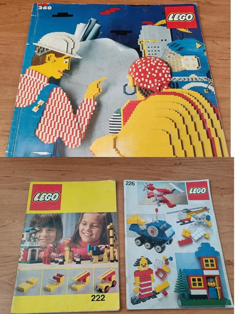 3 leuke Lego Ideeën boeken, jaren 70 en 80, een met stickers, Kinderen en Baby's, Speelgoed | Duplo en Lego, Gebruikt, Overige thema's