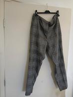Broek, grijs geruit met bruinig lijnen, maat 42, Maat 42/44 (L), Cream, Ophalen of Verzenden, Zo goed als nieuw