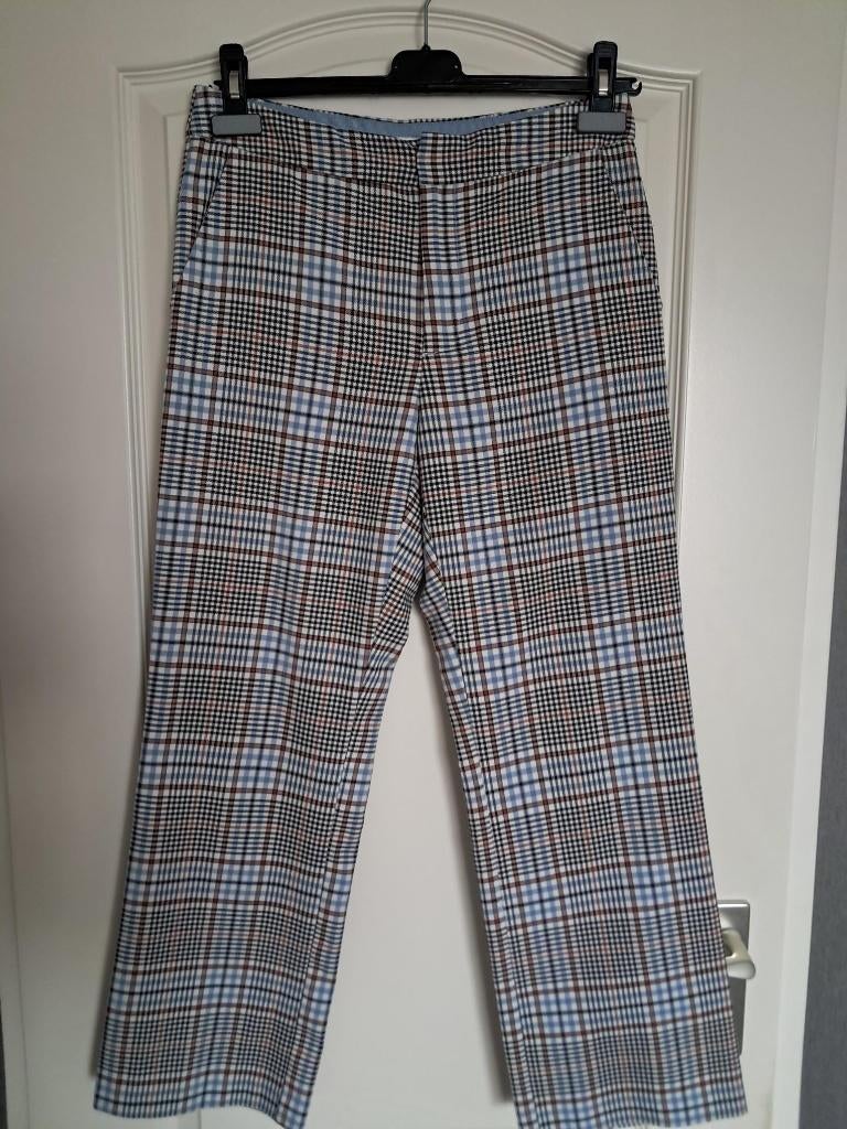 Broek Part two  Maat : 34 Kleur : blauw Creme rood/bruin, Kleding | Dames, Para Mi, Overige kleuren, Nieuw, Ophalen of Verzenden