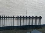 Gietijzer tuinhekwerk met palen, Tuin en Terras, Tuinhekken en Hekwerk, Ophalen, Gebruikt, IJzer, Sierhekwerk
