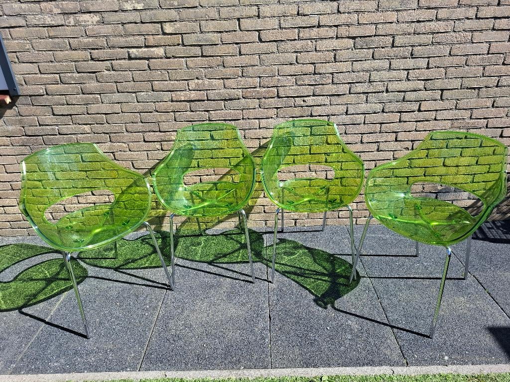 4 eetkamerstoelen, Ophalen, Gebruikt, Overige kleuren, Vier