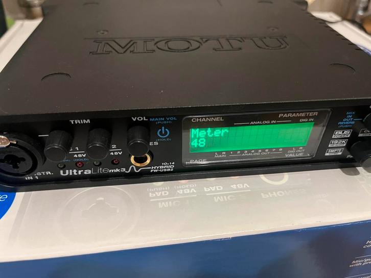 MOTU Ultralite MK3 Hybrid, Audio, Tv en Foto, Professionele Audio-, Tv- en Video-apparatuur, Zo goed als nieuw, Audio, Ophalen of Verzenden