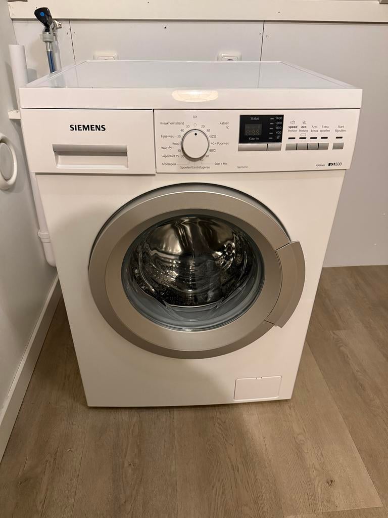 Siemens iQdrive iQ500 Wasmachine, Ophalen, 1200 tot 1600 toeren, Gebruikt, 8 tot 10 kg