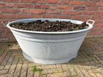 Grote zinken teil - Sulo 80 - Excl. grond, Tuin en Terras, Bloembakken en Plantenbakken, Gebruikt, Rond, Ophalen of Verzenden
