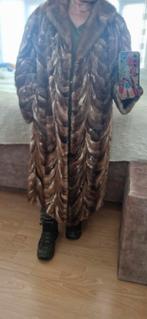 Vintage bont jas (nerts), Ophalen, Zo goed als nieuw, Maat 46/48 (XL) of groter, Bruin