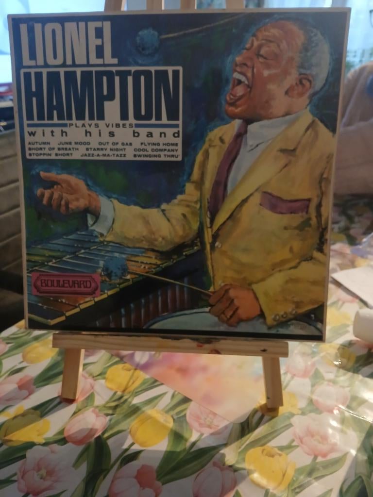 Lionel Hampton Plays Vibes With His Band alleen lp hoes, Ophalen of Verzenden