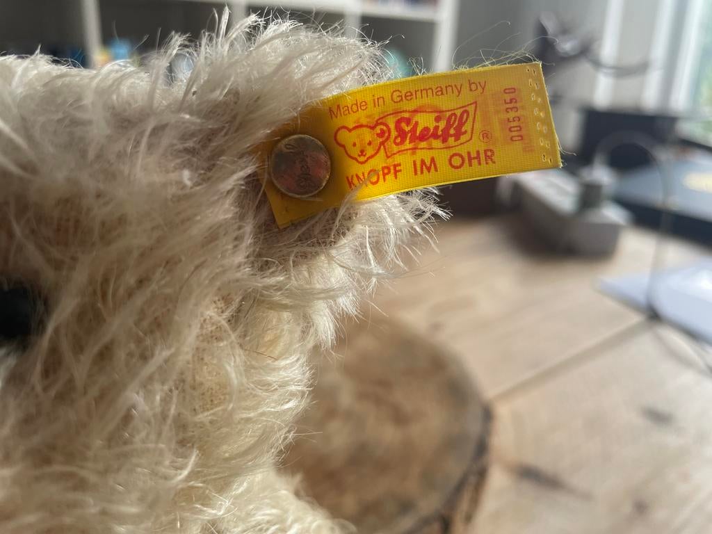 Originele Steiff Classic beer met 'Knopf im Ohr', Ophalen of Verzenden, Zo goed als nieuw, Stoffen beer, Steiff