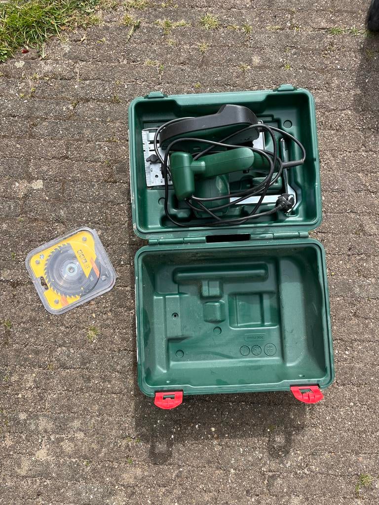 Bosch PKS 40 Cirkelzaag met extra zaagblad, Gebruikt, Cirkelzaag, 600 tot 1200 watt, Ophalen of Verzenden